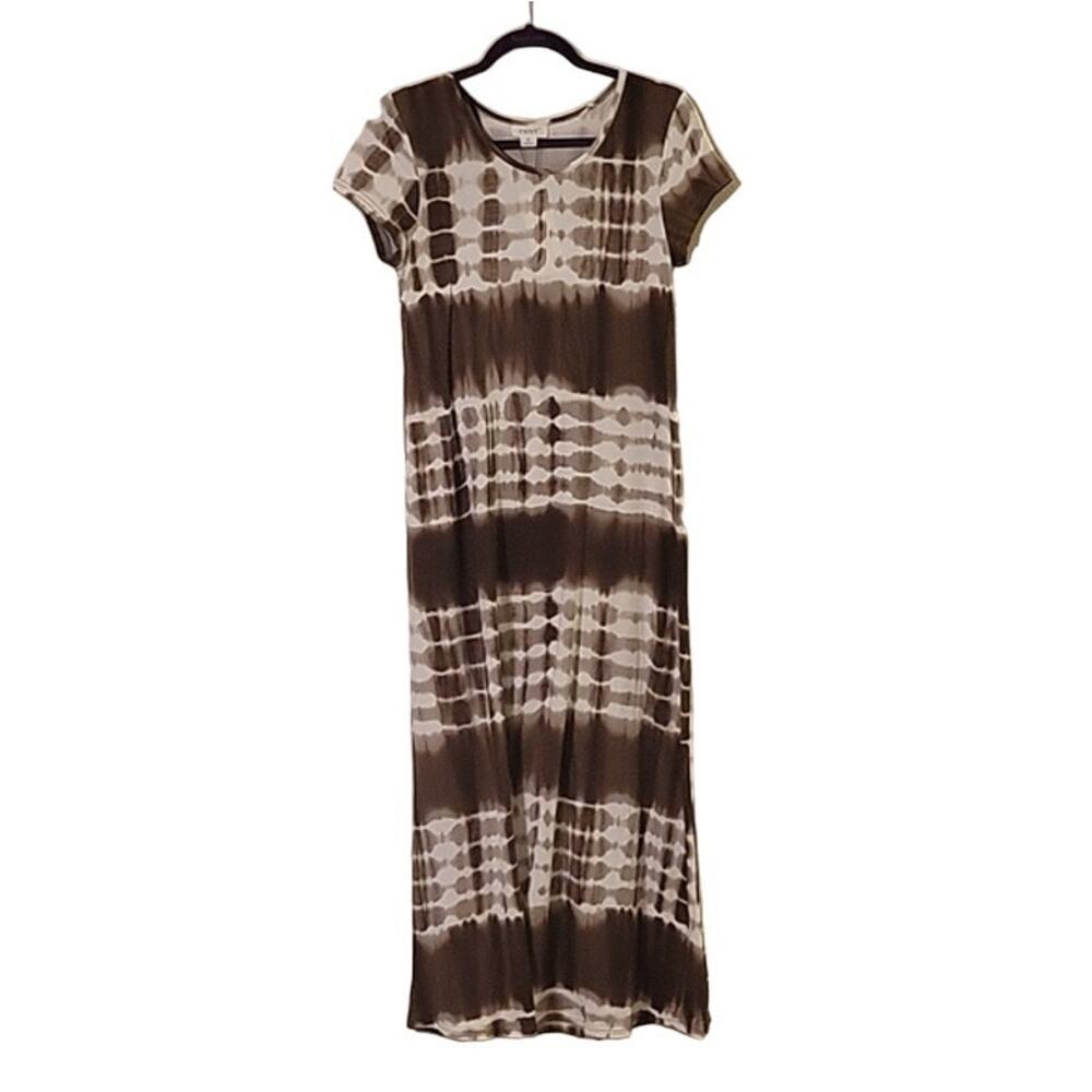 NWT Exist Women's‎ Taupe Tie Dye Dress Size S